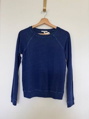 Classic Navy Crewneck Women's Sweater